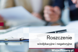 Roszczenie windykacyjne i negatoryjne