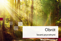 Obrót lasami prywatnymi